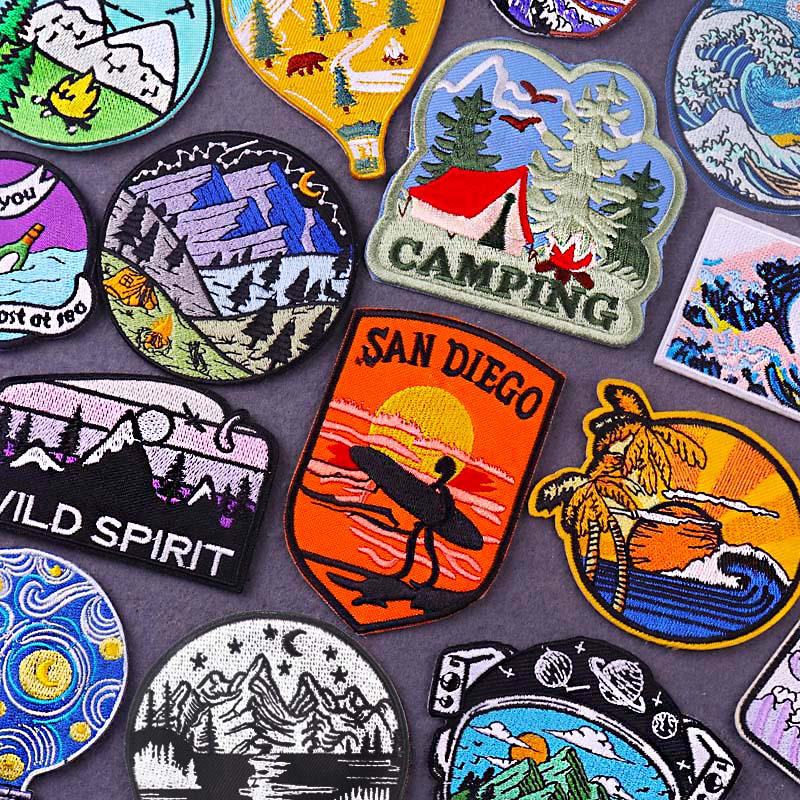 Outdoor Adventure And Travel Show - Naszywki Wilderness na ubraniach Naszywka z