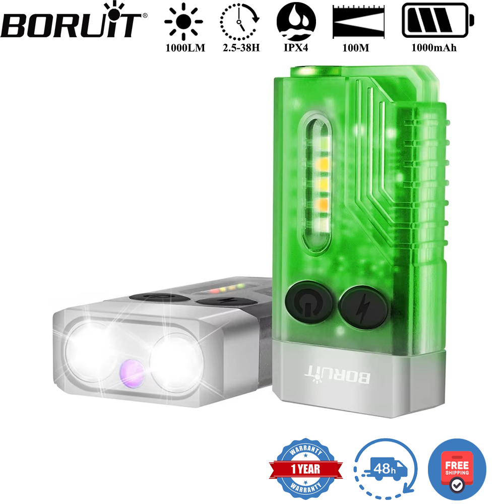 Outdoor Adventure Camp - Latarka brelok BORUiT V10 UV LED