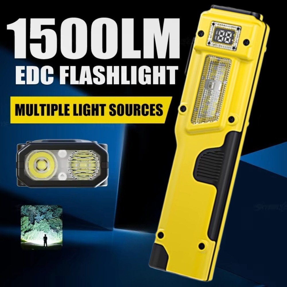 Outdoor Adventure Camp - Ultra-cienka, ładowalna latarka LED EDC z