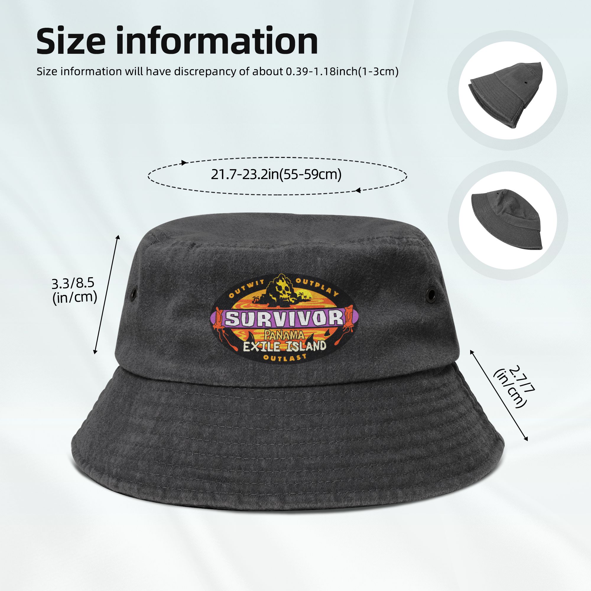 Kapelusz typu bucket hat z mot – Outdoor Adventure And Travel Show recenzja i cena