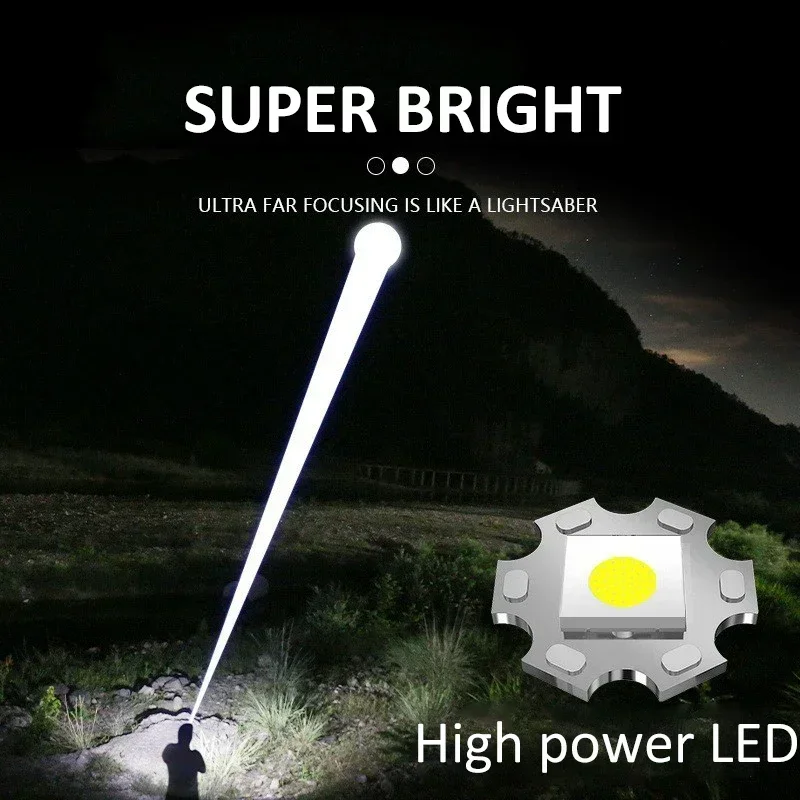 Mocna latarka LED 900000LM z f – Outdoor Adventure Camp recenzja i cena