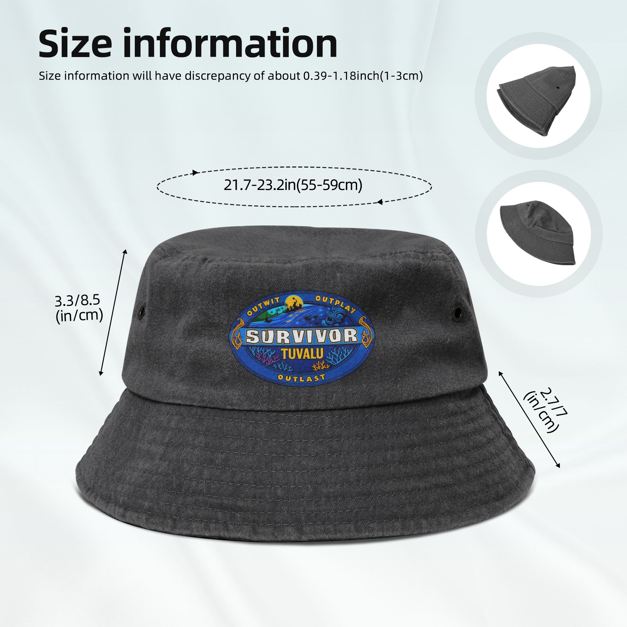 Kapelusz typu bucket hat z mot – Outdoor Adventure And Travel Show recenzja i cena